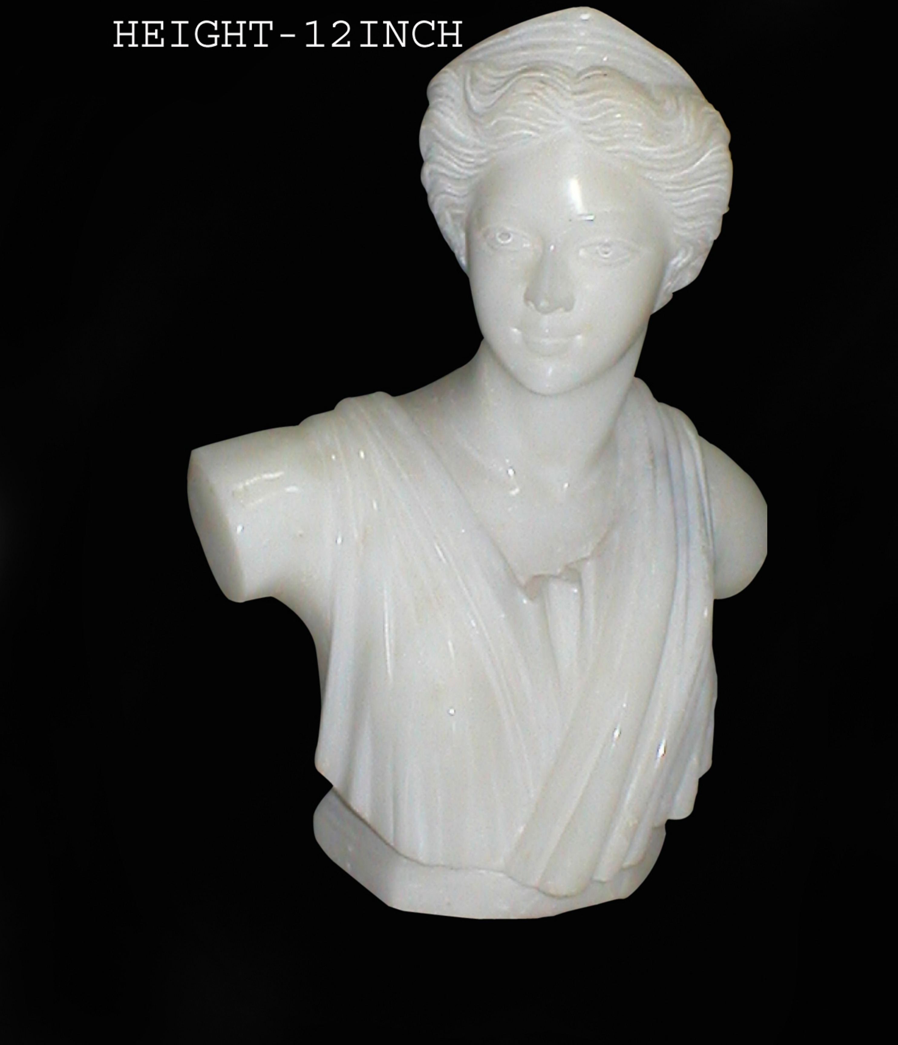 Marble Lady Bust Statue